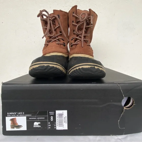 SOREL Slimpack Lace II Boots - Size 8 - Picture 6 of 16